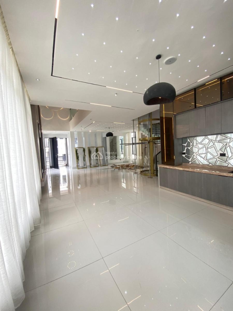 Luxurious 6bedroom Detached Smart House with Bq, Elevator, Pool & Gym, Chevron Lekki Lagos, Lekki, Lagos, Detached Duplex for Sale