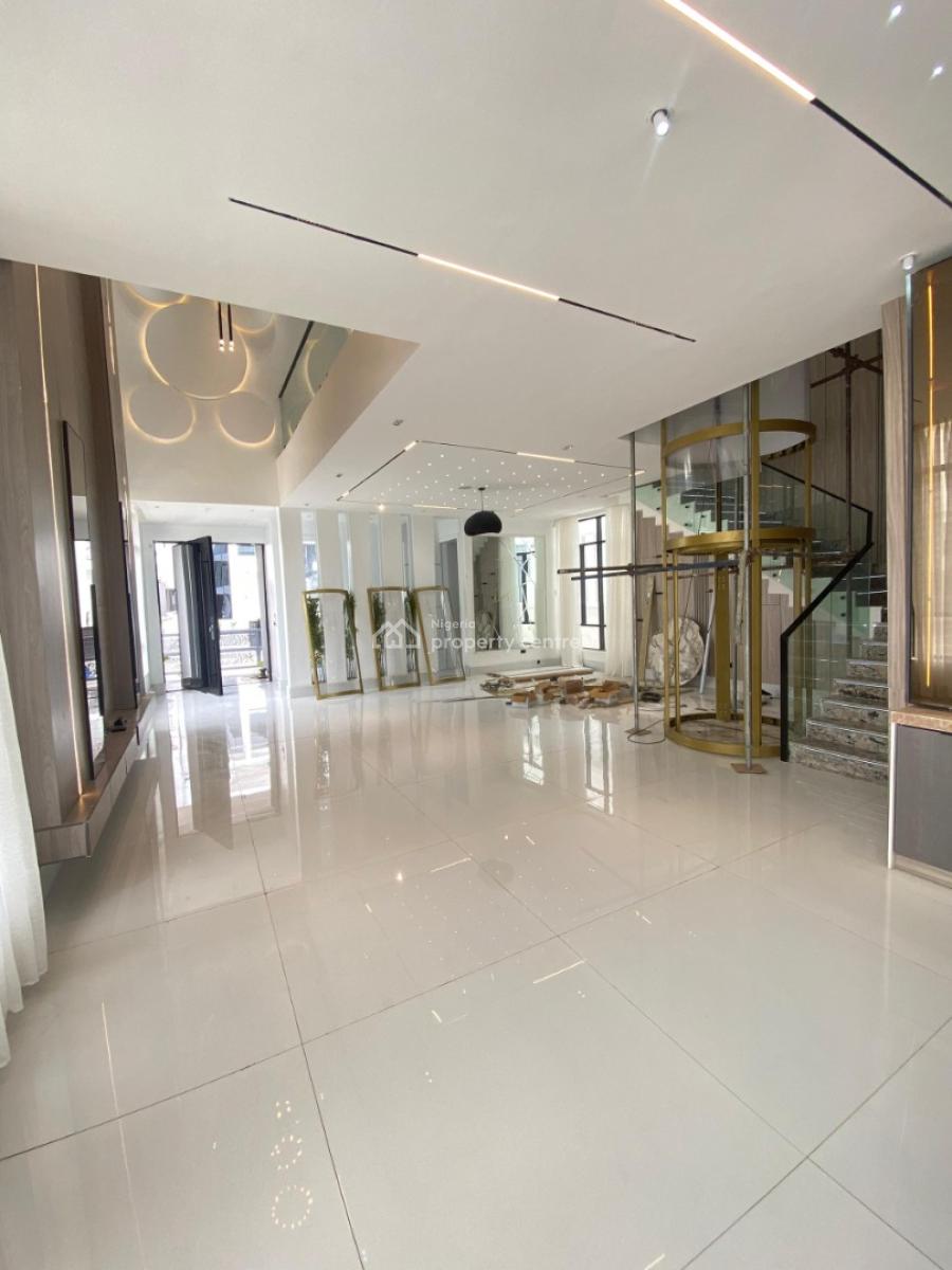 Luxurious 6bedroom Detached Smart House with Bq, Elevator, Pool & Gym, Chevron Lekki Lagos, Lekki, Lagos, Detached Duplex for Sale