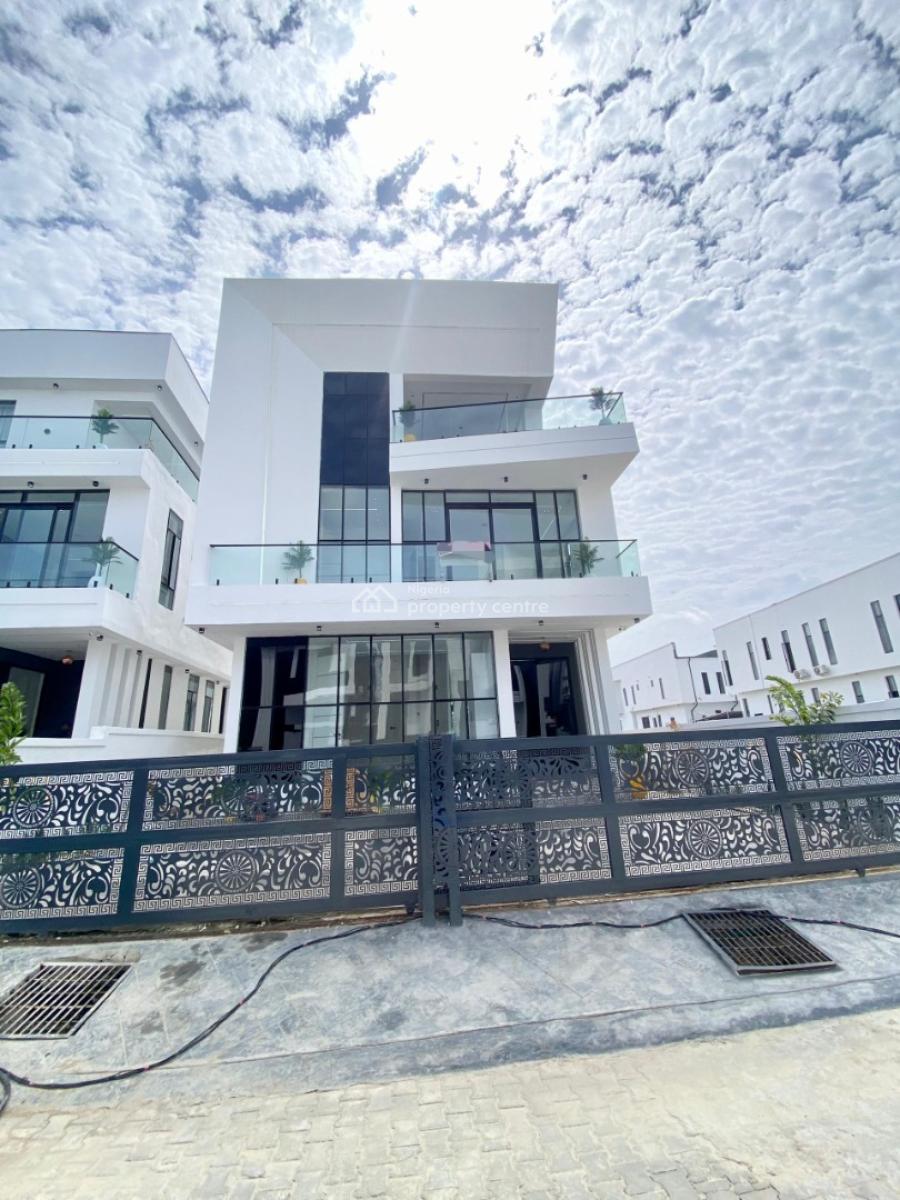 Luxurious 6bedroom Detached Smart House with Bq, Elevator, Pool & Gym, Chevron Lekki Lagos, Lekki, Lagos, Detached Duplex for Sale