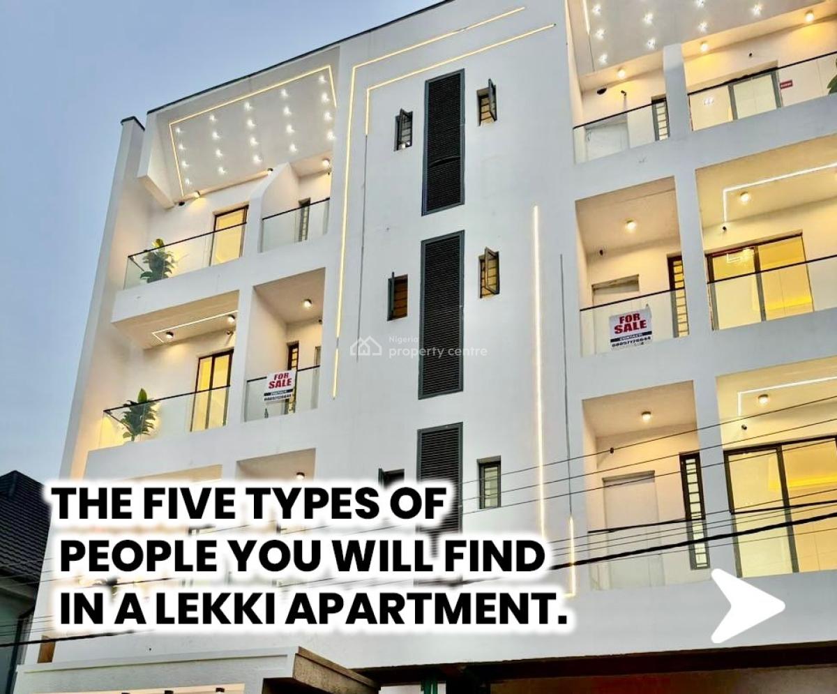 Exceptionally Built 2 Bedroom Apartment with Modern Finishing, Ikate Lekki Lagos 1mins Drive to The Coastal High Way, Ikate, Lekki, Lagos, Flat / Apartment for Sale