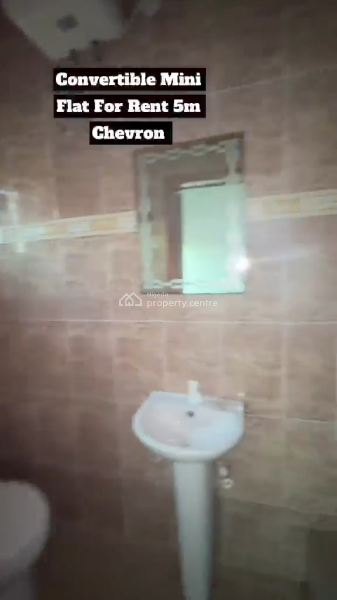 Spacious Convertible Mini Flat Apartment Chevron, Chevron, Lekki, Lagos, Mini Flat (room and Parlour) for Rent