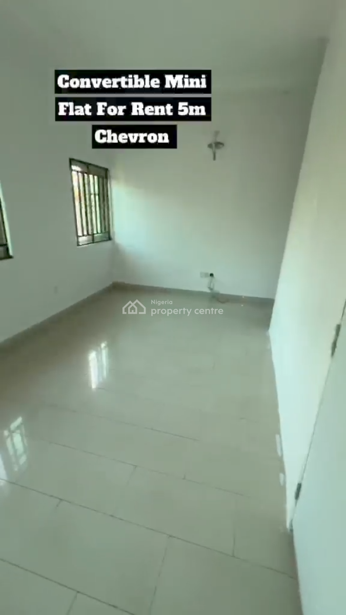 Spacious Convertible Mini Flat Apartment Chevron, Chevron, Lekki, Lagos, Mini Flat (room and Parlour) for Rent