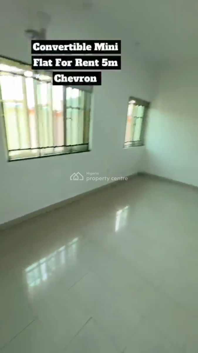 Spacious Convertible Mini Flat Apartment Chevron, Chevron, Lekki, Lagos, Mini Flat (room and Parlour) for Rent