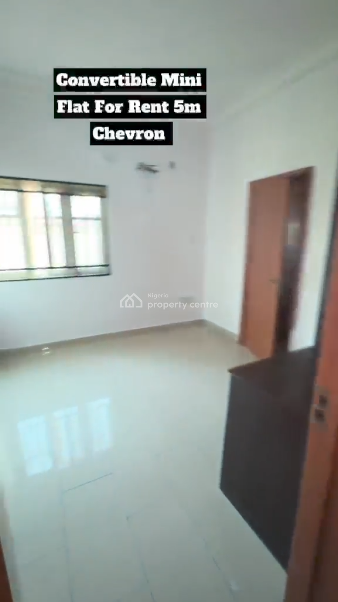 Spacious Convertible Mini Flat Apartment Chevron, Chevron, Lekki, Lagos, Mini Flat (room and Parlour) for Rent