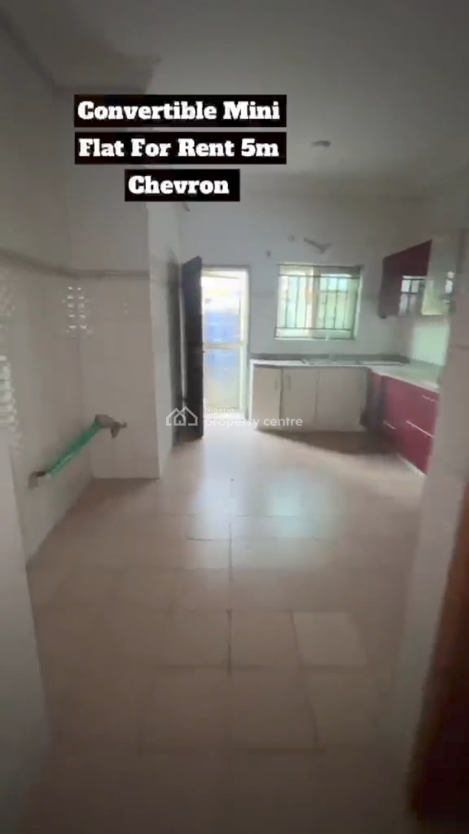 Spacious Convertible Mini Flat Apartment Chevron, Chevron, Lekki, Lagos, Mini Flat (room and Parlour) for Rent