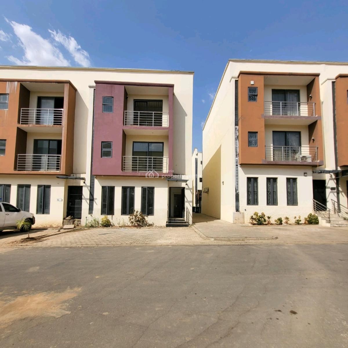 Newly Built 4 Bedrooms Terrace Duplex with a Room Boys Quarters Fully, Apo, Abuja, House for Sale
