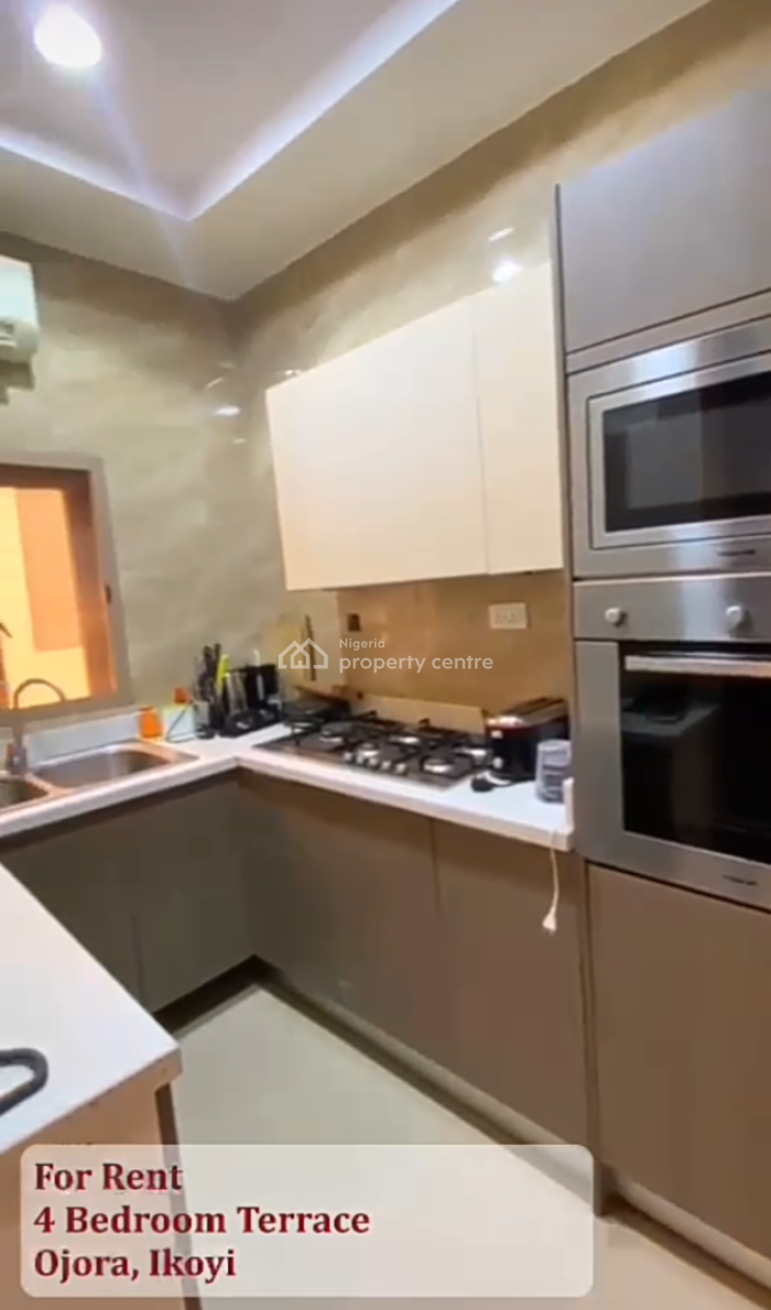 4 Bedroom Terrace with 2 Kitchen and Bq, Ikoyi, Lagos, Terraced Duplex for Rent