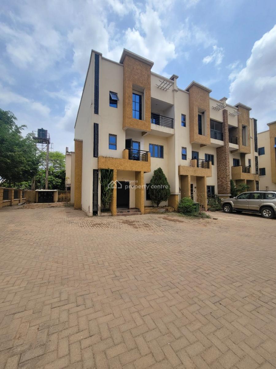 Serviced 4 Bedroom Terrace Duplex with Bq and Generator, By Lento, Jabi, Abuja, Terraced Duplex for Rent