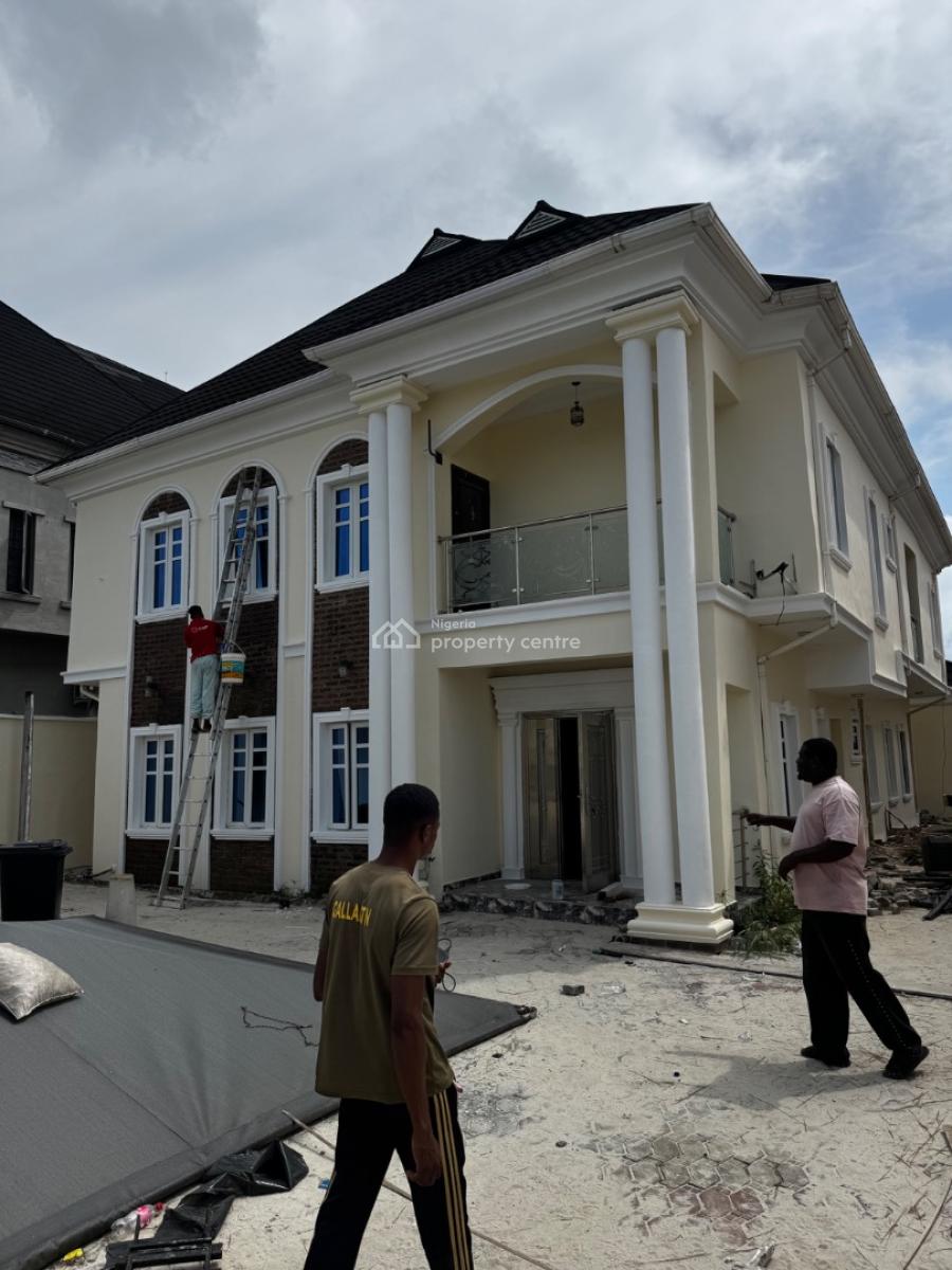 Massively Spacious 5-bedroom Fully Detached Duplex with 2-room Bq, Bogije, Ibeju Lekki, Lagos, Detached Duplex for Rent