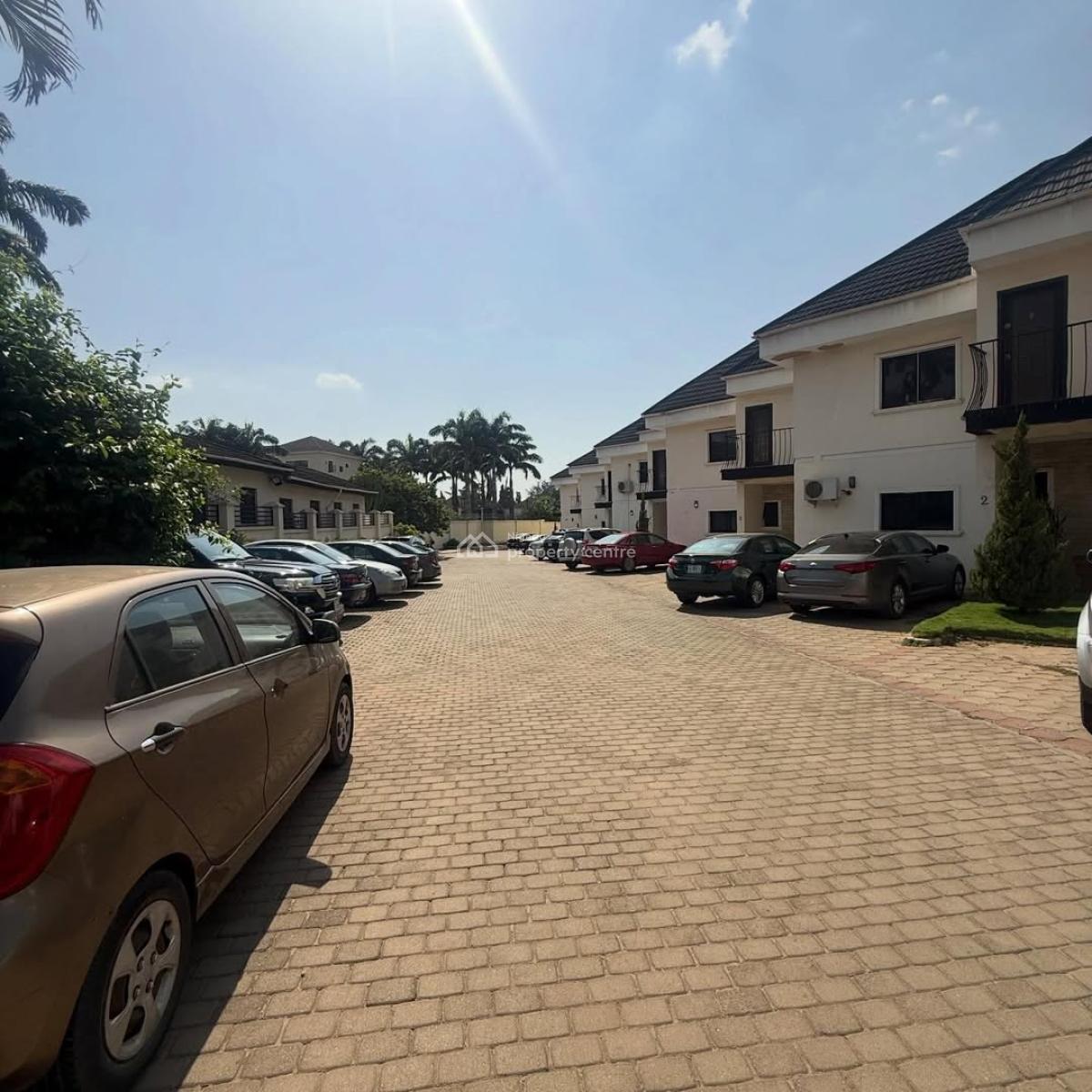 3-bedroom Terrace Duplex with a Service Quarters, Asokoro District, Abuja, Terraced Duplex for Rent