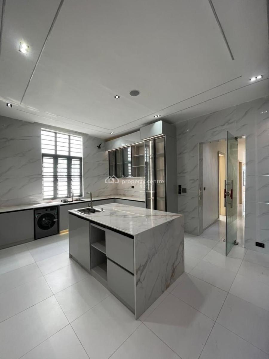 Modern 5 Bedroom Fully Detached House with Bq and Pool, Chevron Lekki, Lekki, Lagos, Detached Duplex for Sale