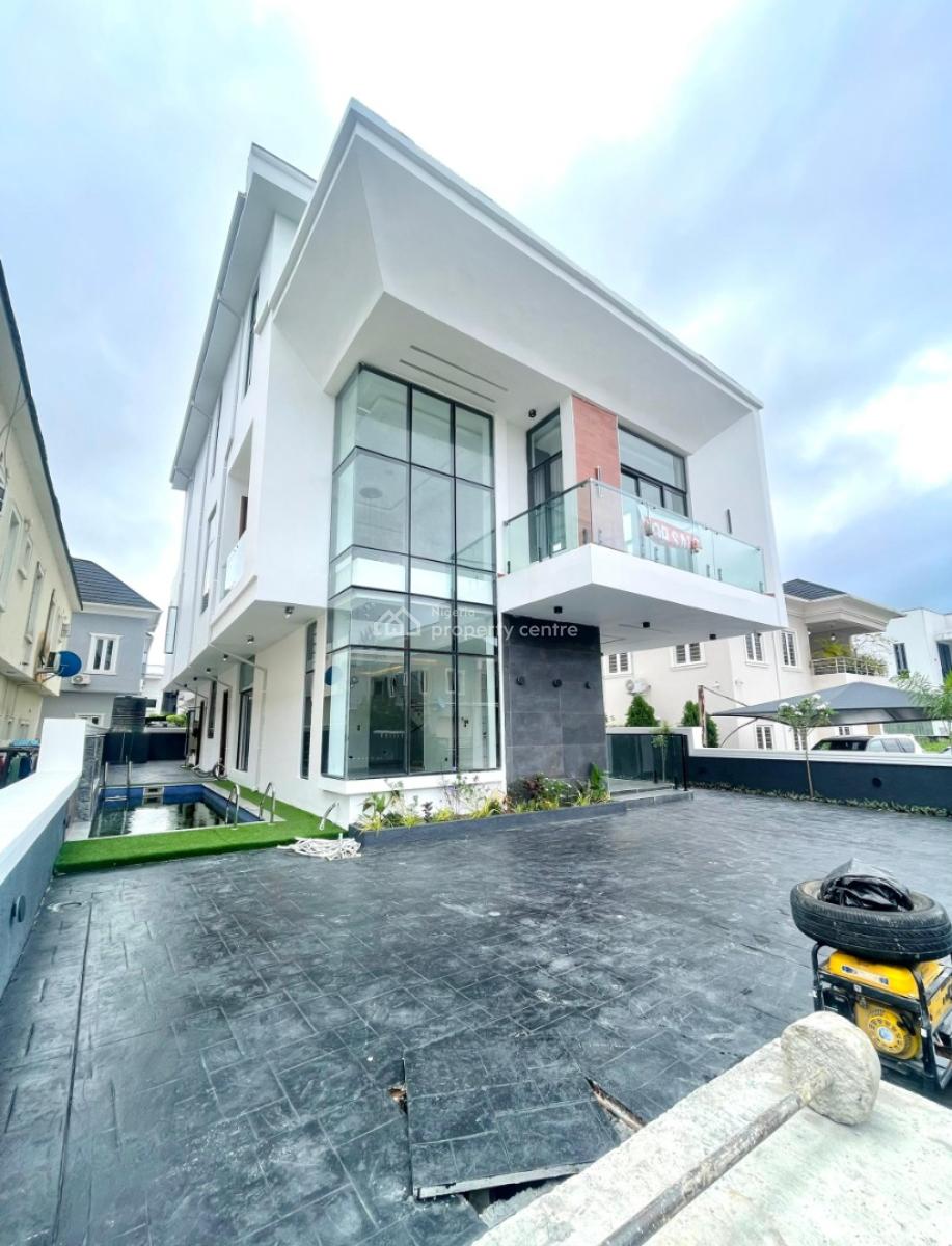 Spacious 5bedroom Duplex with a Bq and a Pool, Ikota, Lekki, Lagos, Detached Duplex for Sale
