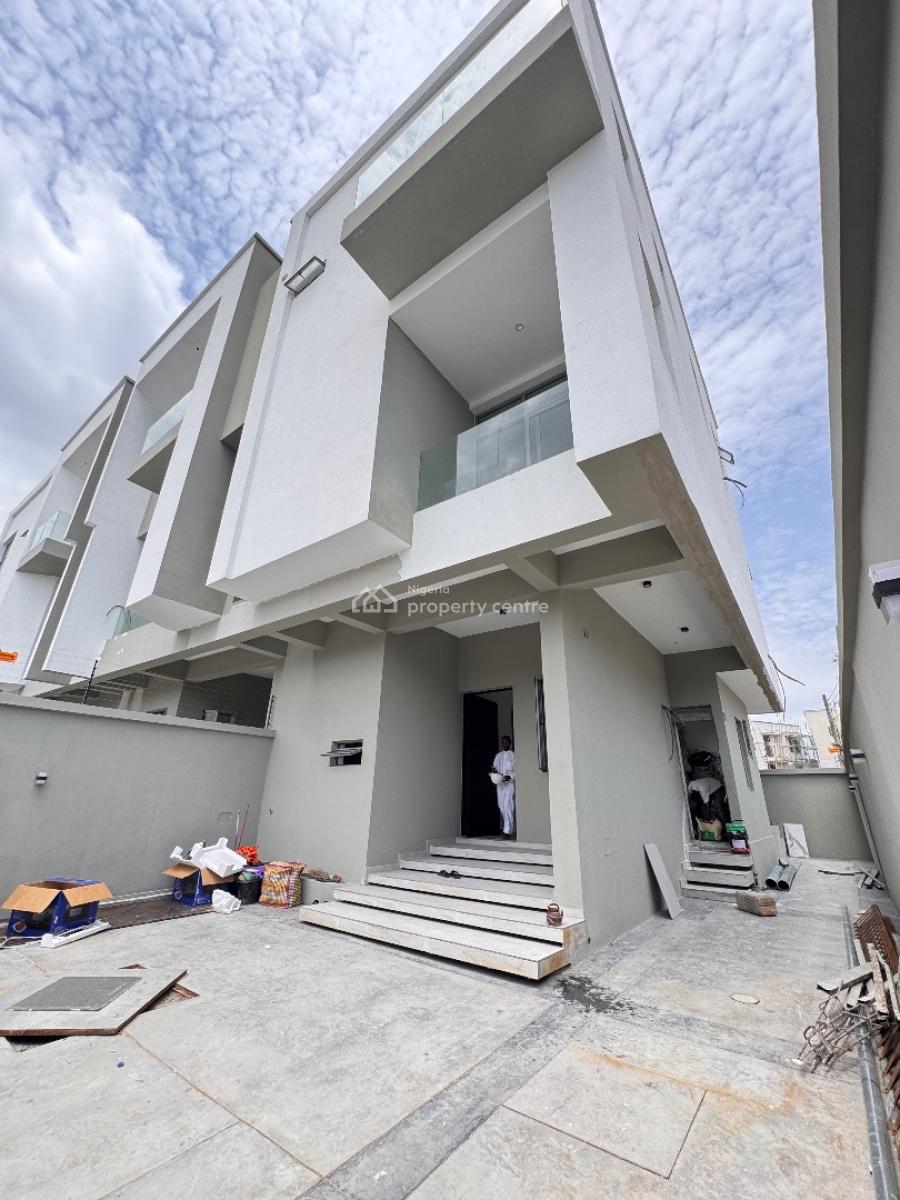 Beautiful 4 Bedroom Self Compound Terrace with Bq, Off Admiralty, Lekki Phase 1, Lekki, Lagos, Terraced Duplex for Sale