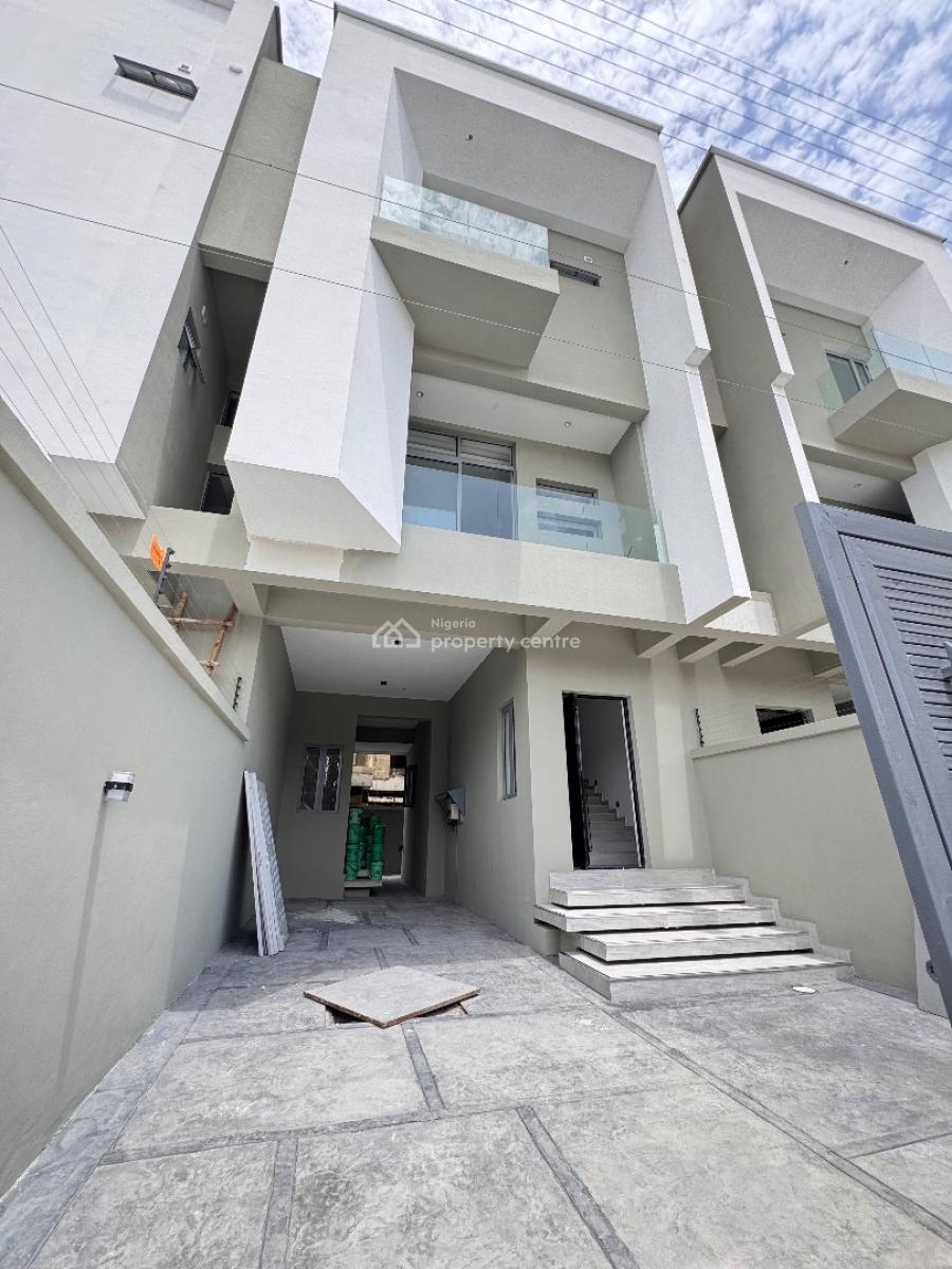 Beautiful 4 Bedroom Self Compound Terrace with Bq, Off Admiralty, Lekki Phase 1, Lekki, Lagos, Terraced Duplex for Sale