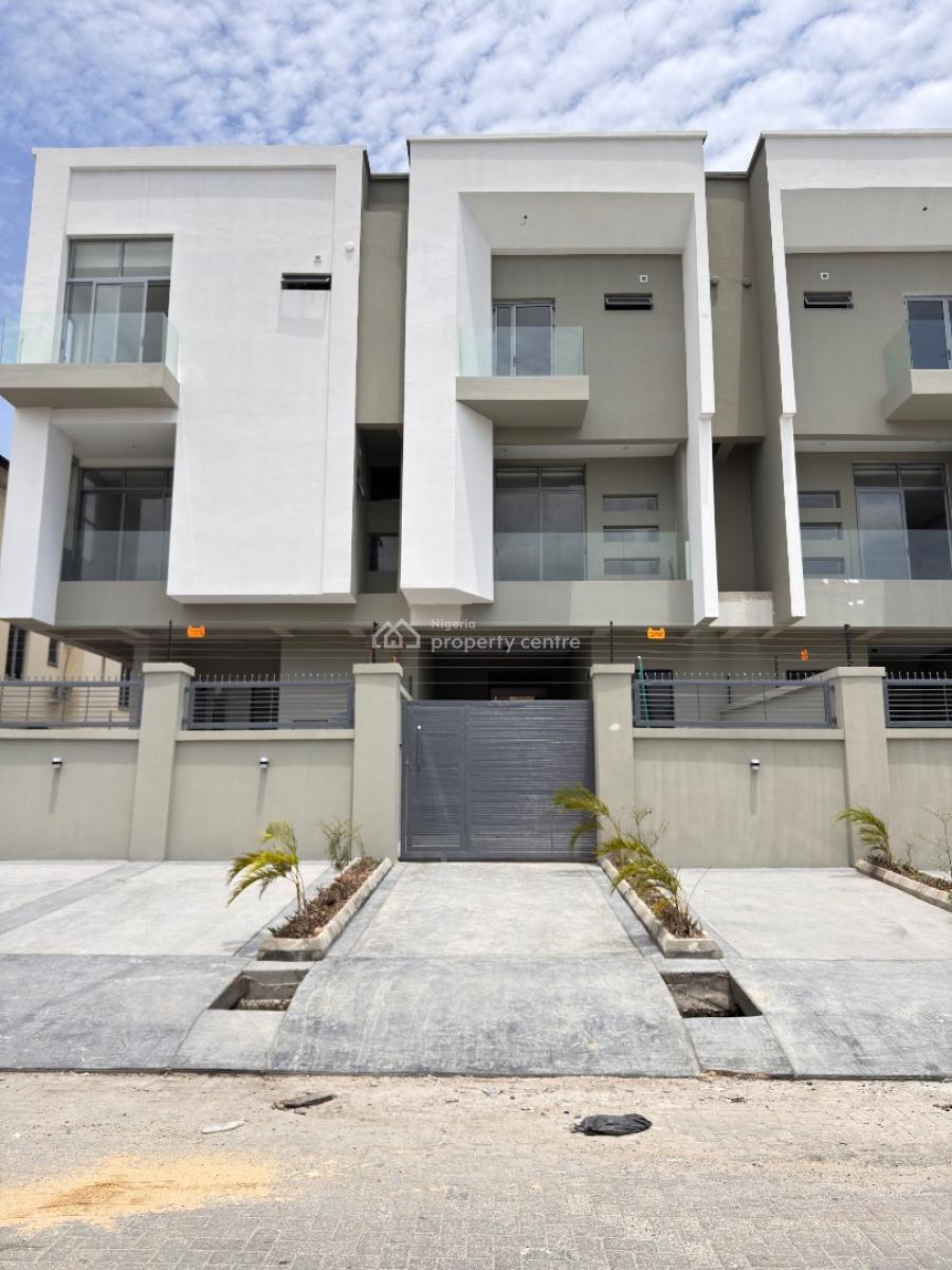 Beautiful 4 Bedroom Self Compound Terrace with Bq, Off Admiralty, Lekki Phase 1, Lekki, Lagos, Terraced Duplex for Sale