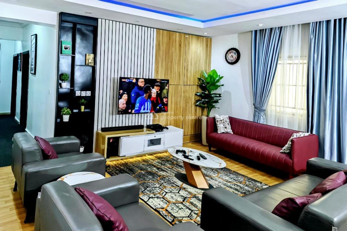 Lovely Fully Furnished 3 Bedroom Apartment with Bq, Prime Water Gardens, Off Freedom Way, Lekki Phase 1, Lekki, Lagos, Flat / Apartment for Rent