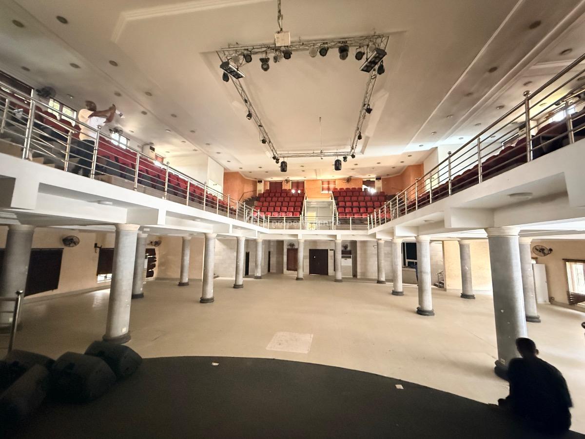 Furnished Event Space / Auditorium  (close to The Express Way), Agungi, Agungi, Lekki, Lagos, Commercial Property for Rent
