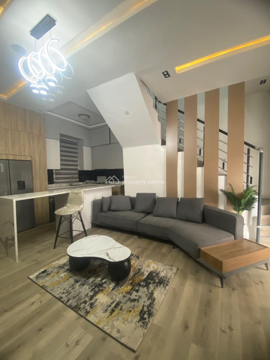 Luxuriously Furnished 2 Bedrooms Terraced Duplex, 24 Hours Light, Atlantic Layout Estate, By Metro Homes, Ajah, Lagos, Terraced Duplex for Rent