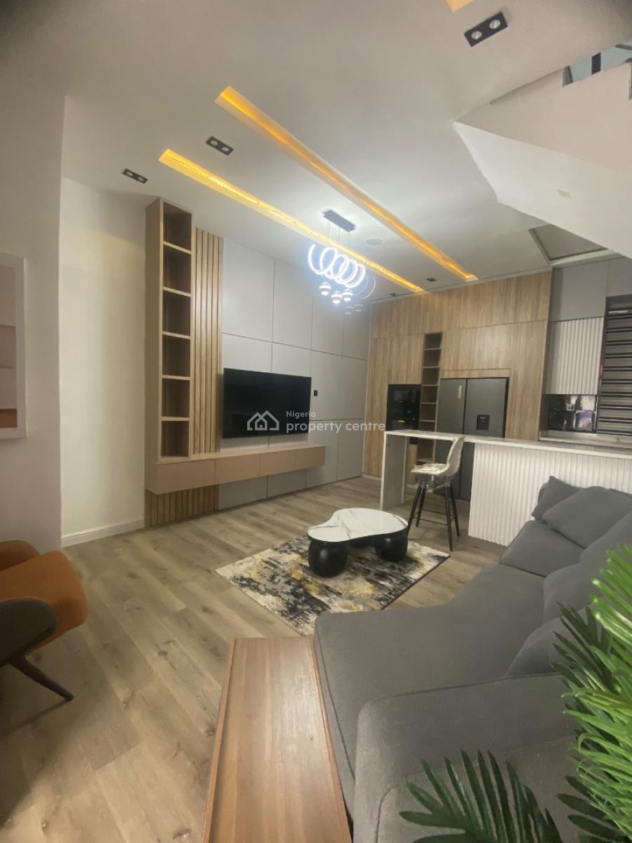 Luxuriously Furnished 2 Bedrooms Terraced Duplex, 24 Hours Light, Atlantic Layout Estate, By Metro Homes, Ajah, Lagos, Terraced Duplex for Rent