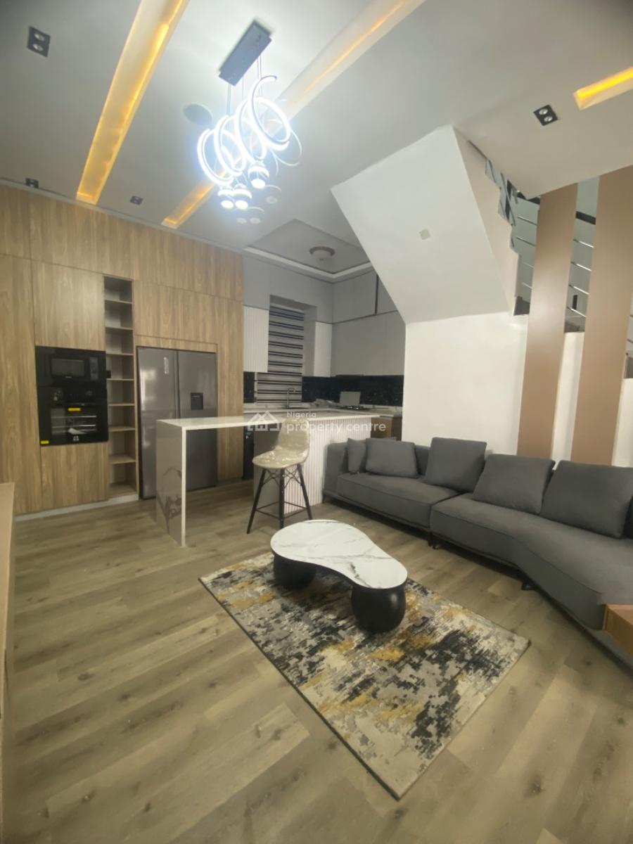Luxuriously Furnished 2 Bedrooms Terraced Duplex, 24 Hours Light, Atlantic Layout Estate, By Metro Homes, Ajah, Lagos, Terraced Duplex for Rent