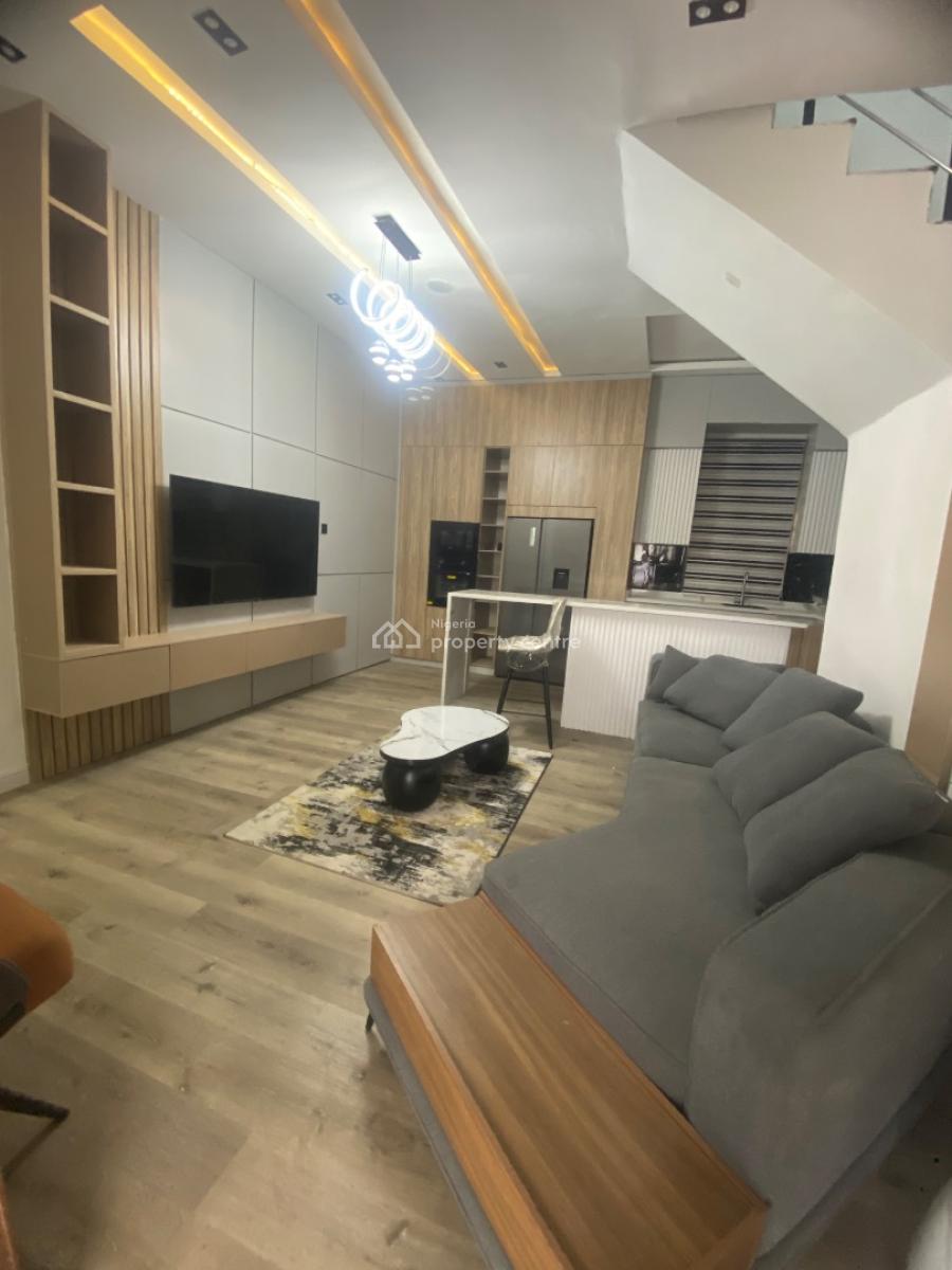 Luxuriously Furnished 2 Bedrooms Terraced Duplex, 24 Hours Light, Atlantic Layout Estate, By Metro Homes, Ajah, Lagos, Terraced Duplex for Rent