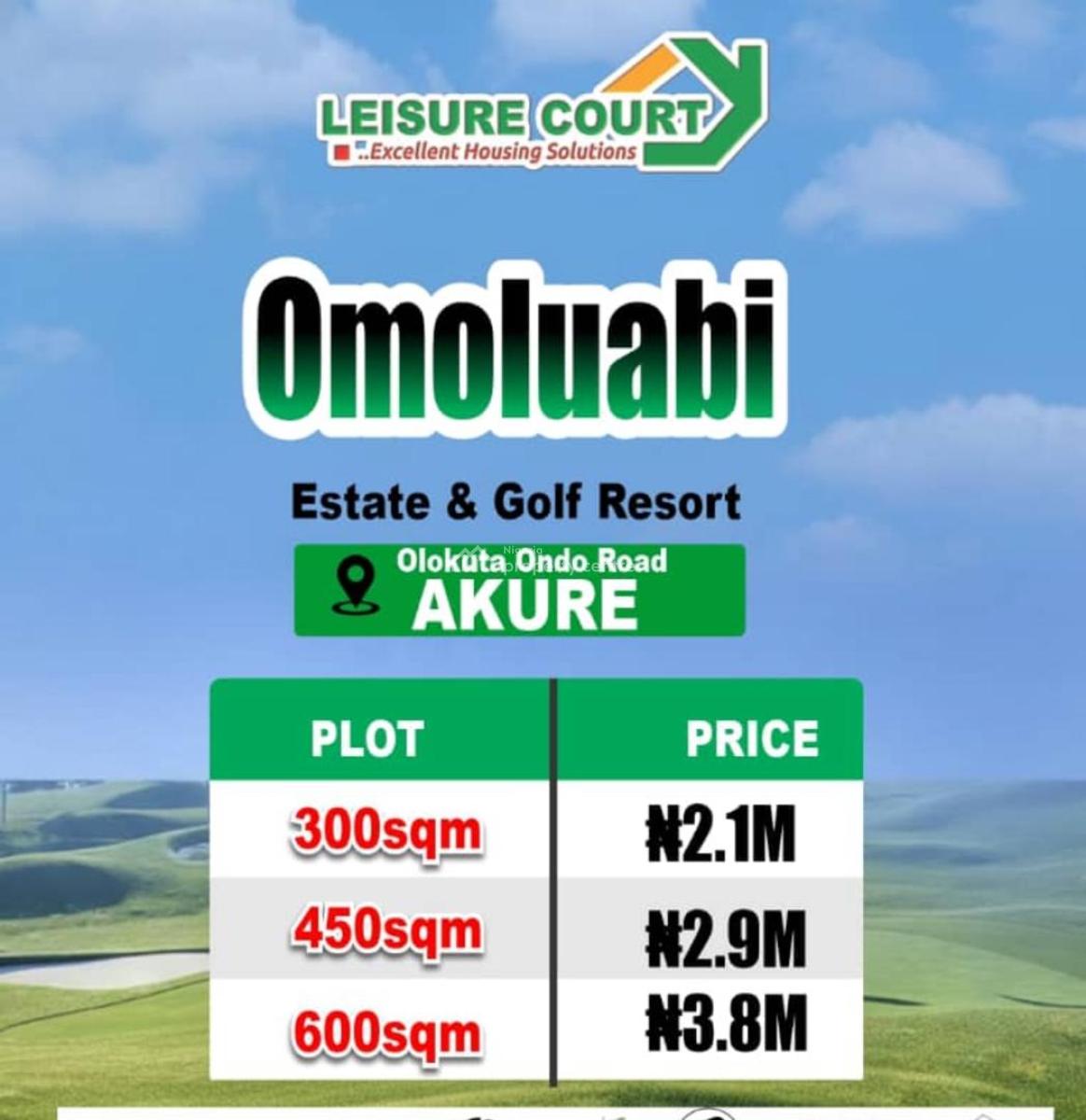 Residential Land, Olokuta, Ondo Road, Akure, Ondo, Residential Land for Sale