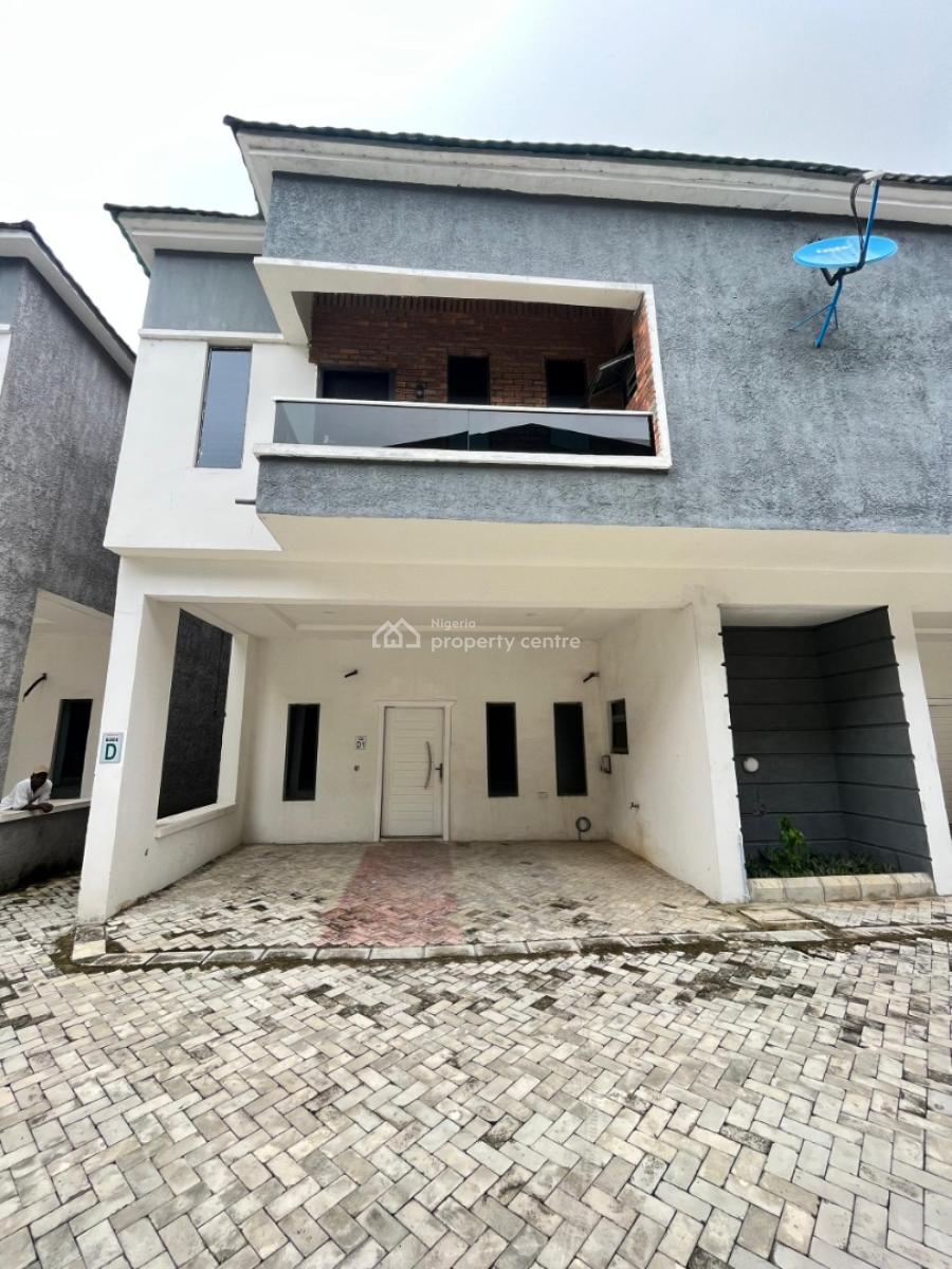 Luxury Spacious 4 Bedroom Terraced Duplex with Excellent Facility, Gardens Estate, Orchid, Lekki, Lagos, Terraced Duplex for Rent