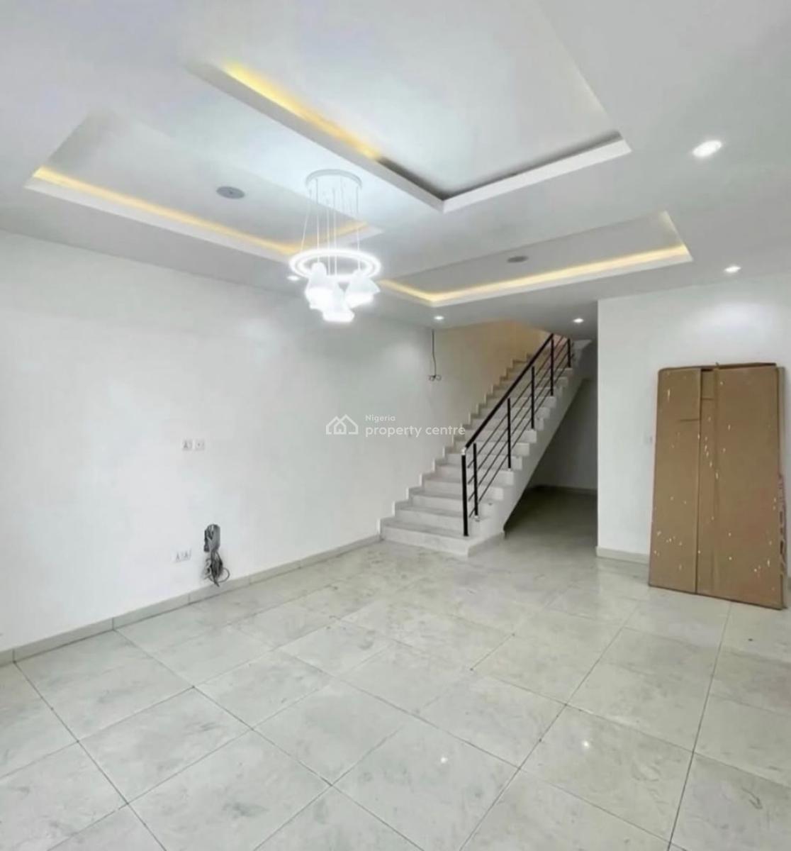 4 Bedroom Semi Detached Duplex, Chevron, Lekki, Lagos, House for Rent