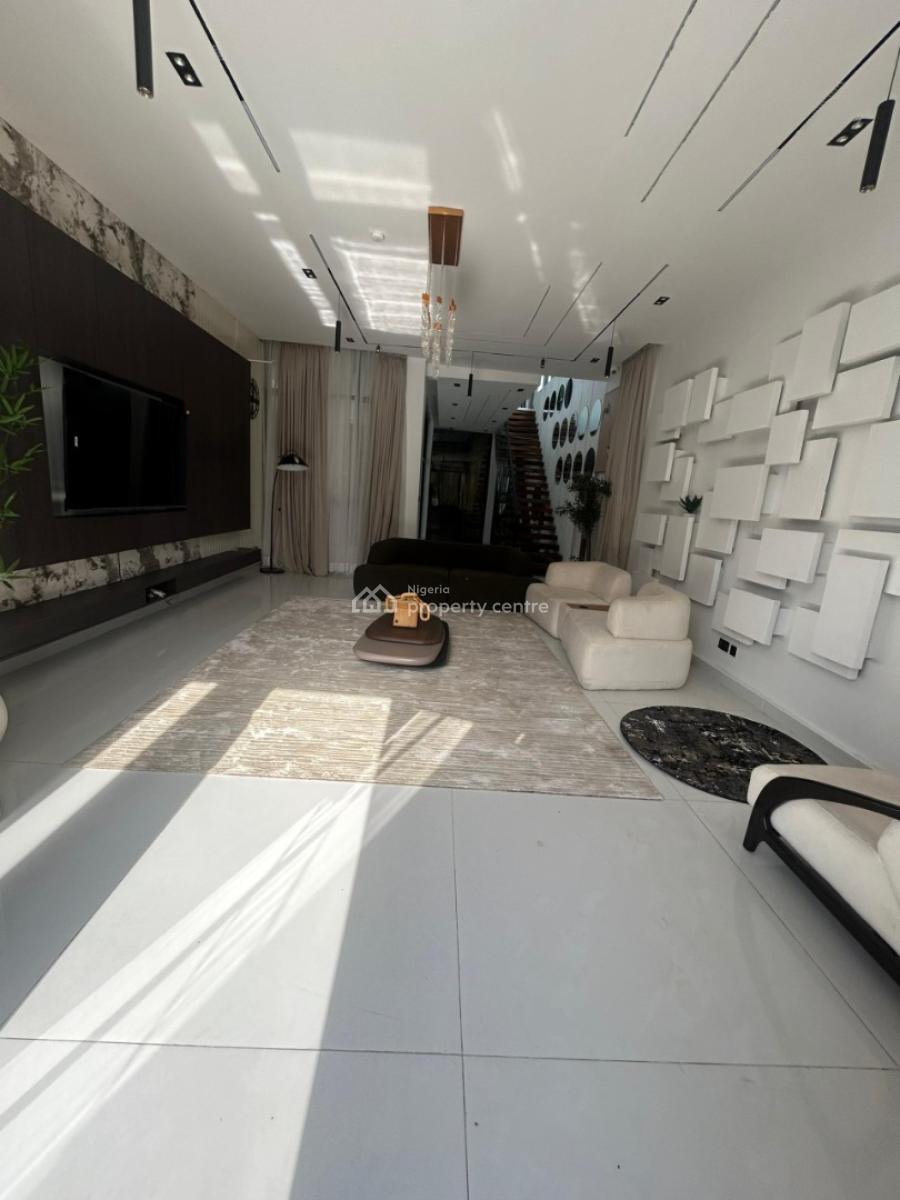 Premium & Fully Furnished 4 Bedroom Smart Duplex +bq + Swimming Pool, Chevron, Lekki, Lagos, Detached Duplex for Sale