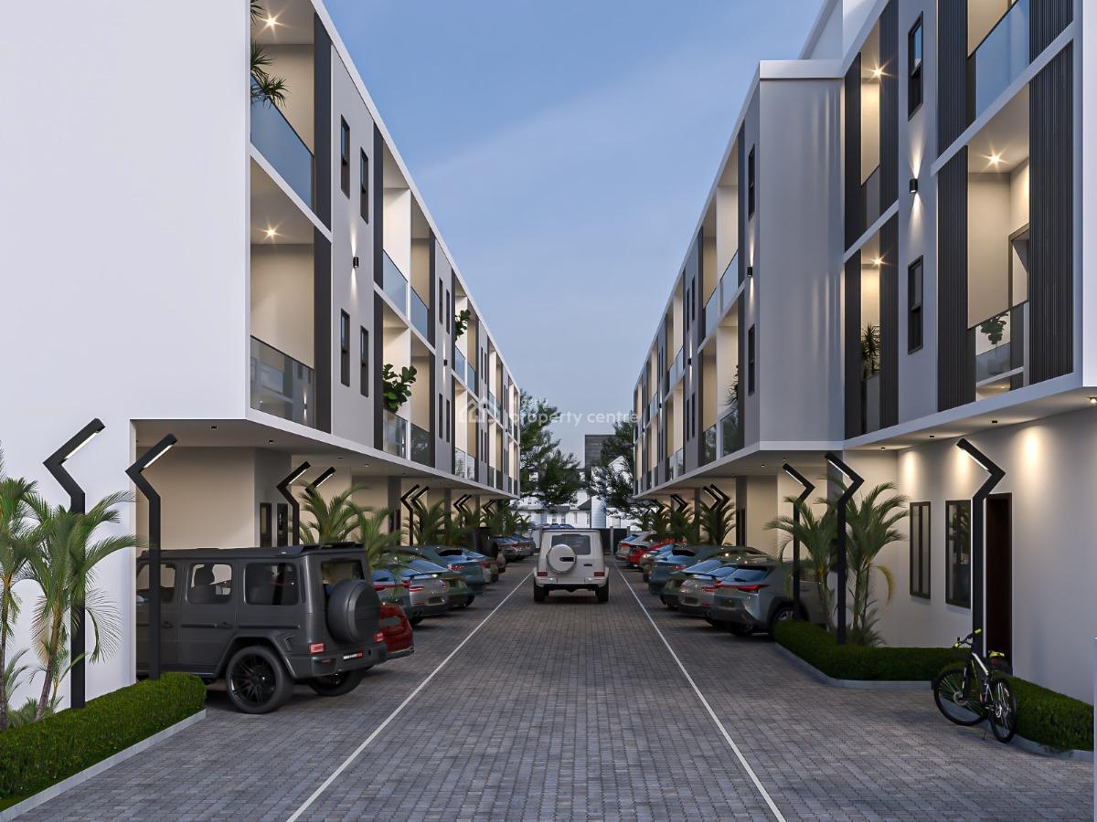 4-bedroom Terrace Unit Offplan, Mopo, Just Off The Newly Tarred Coastal Road (details in, Ibeju Lekki, Lagos, Terraced Duplex for Sale