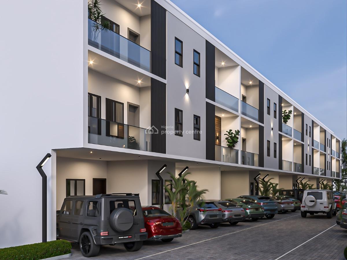 4-bedroom Terrace Unit Offplan, Mopo, Just Off The Newly Tarred Coastal Road (details in, Ibeju Lekki, Lagos, Terraced Duplex for Sale