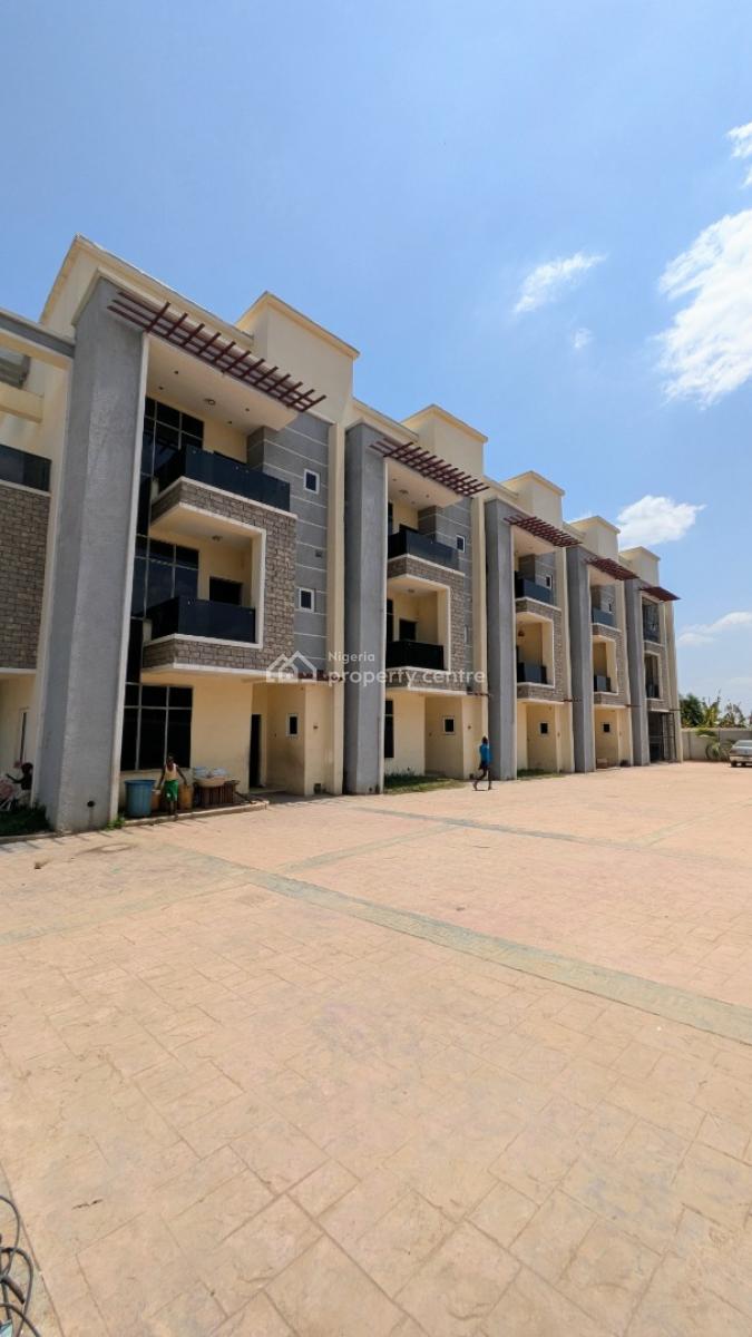 Spacious 4bedroom Terrace Duplex with Bq, By Games Village, Kaura, Abuja, Terraced Duplex for Sale