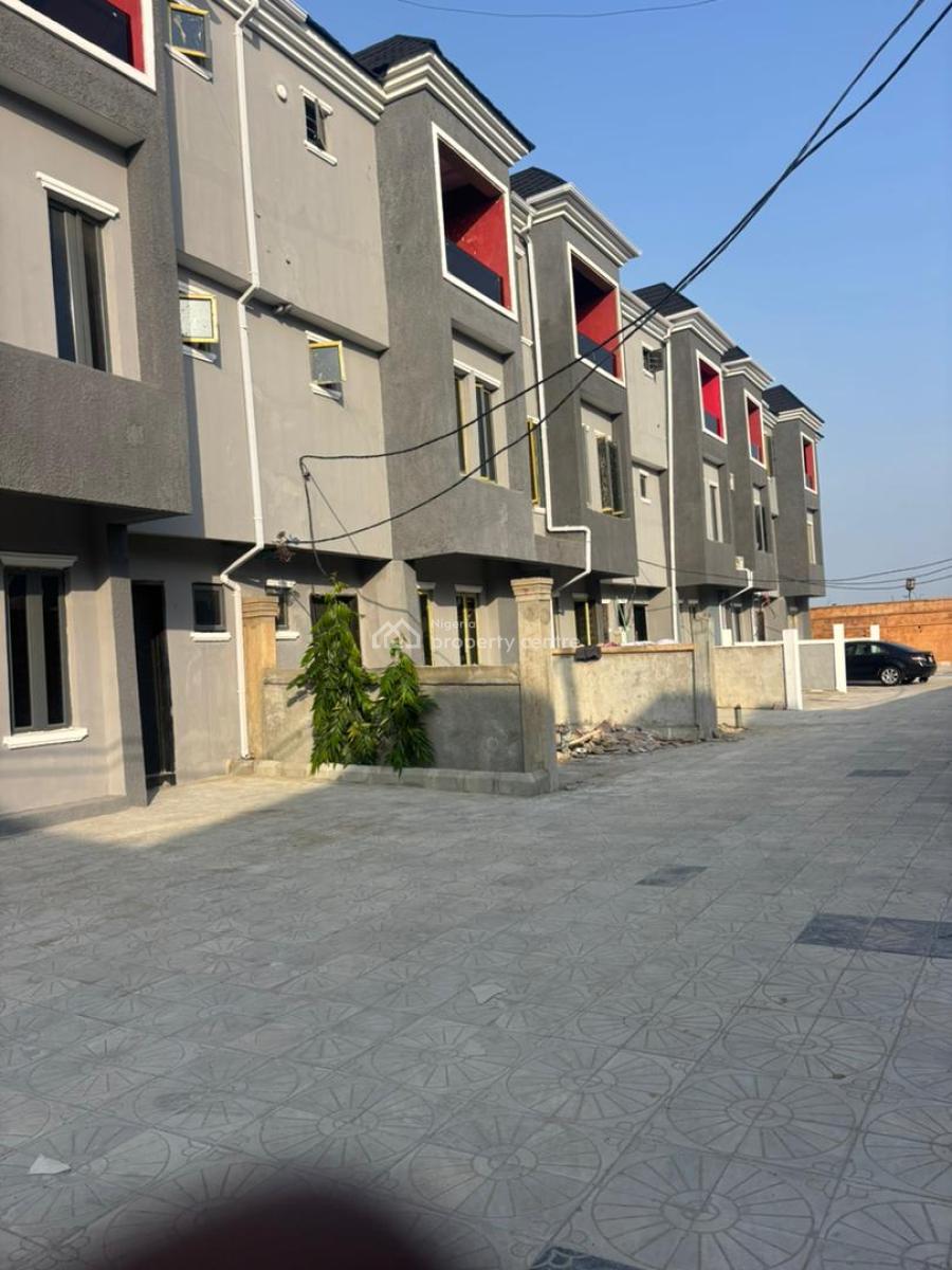 Newly Built 4 Bedroom Duplex, Close to Ifako Police Station, Gbagada, Lagos, Terraced Duplex for Sale