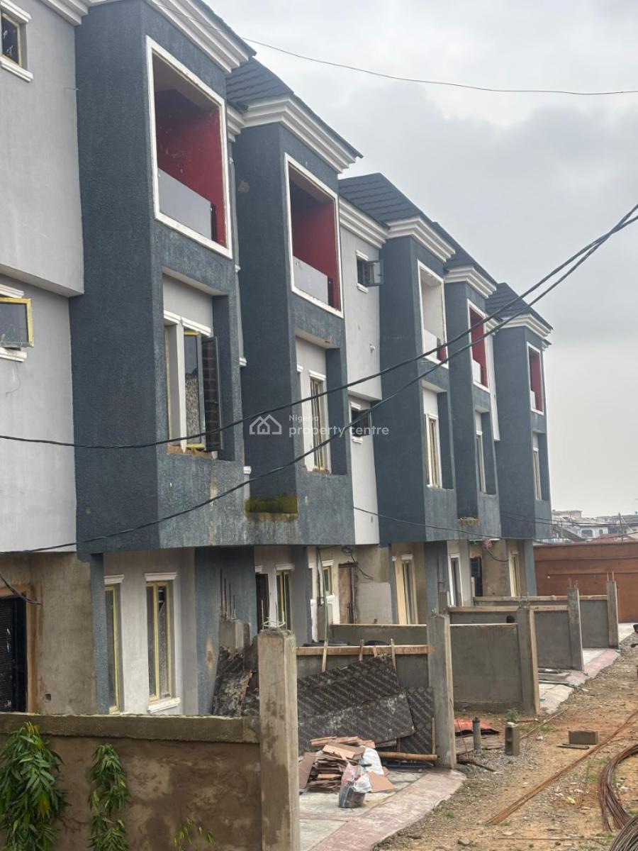 Newly Built 4 Bedroom Duplex, Close to Ifako Police Station, Gbagada, Lagos, Terraced Duplex for Sale