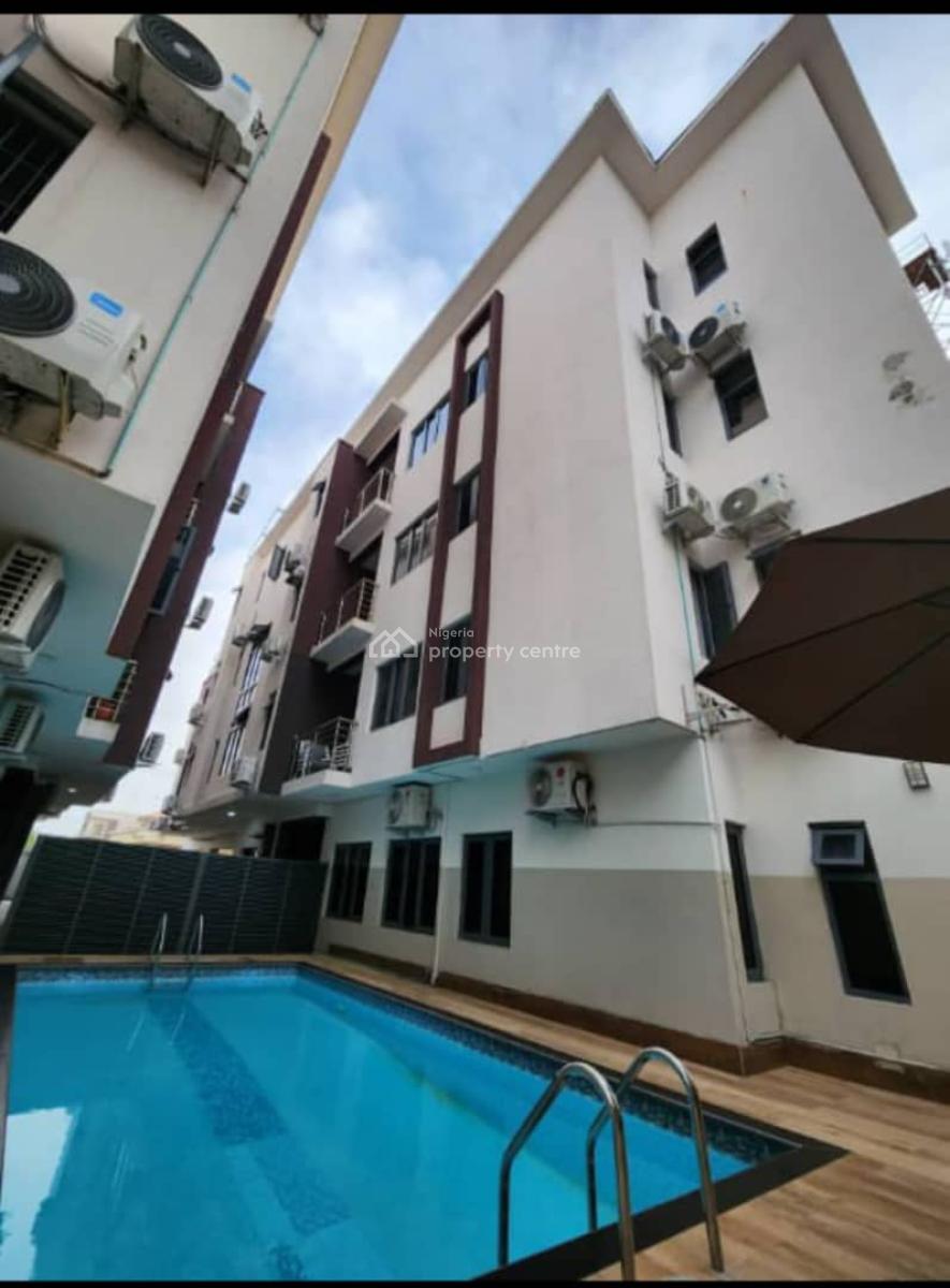 Fully Service 3 Bedroom Apartment with Bq & Fitted Kitchen, Lekki Phase 1, Lekki, Lagos, Flat / Apartment for Rent