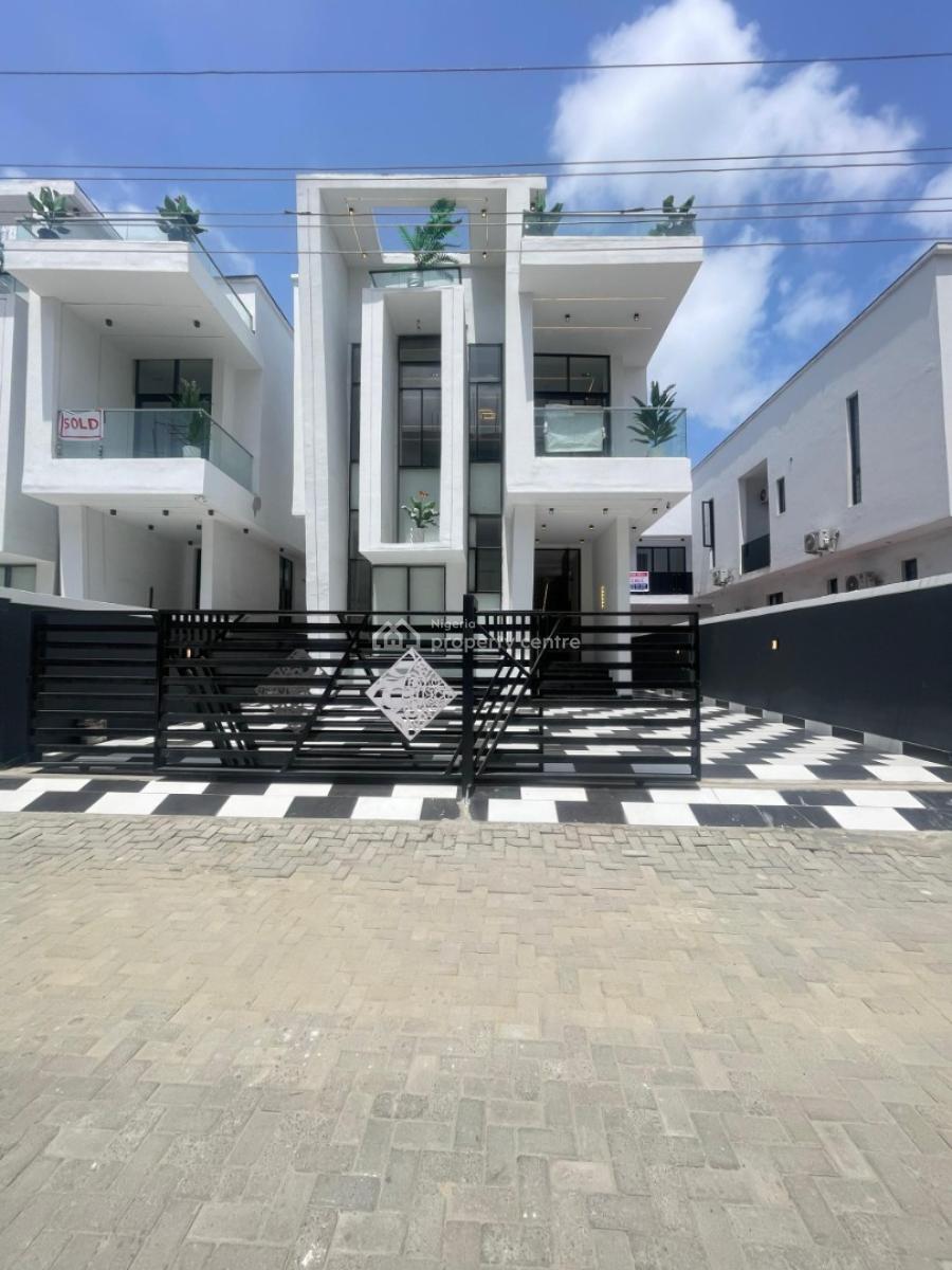 Aesthetically Pleasing 5 Bedroom Duplex with a Bq, Pool & Smart Features, Chevron, Lekki, Lagos, Detached Duplex for Sale
