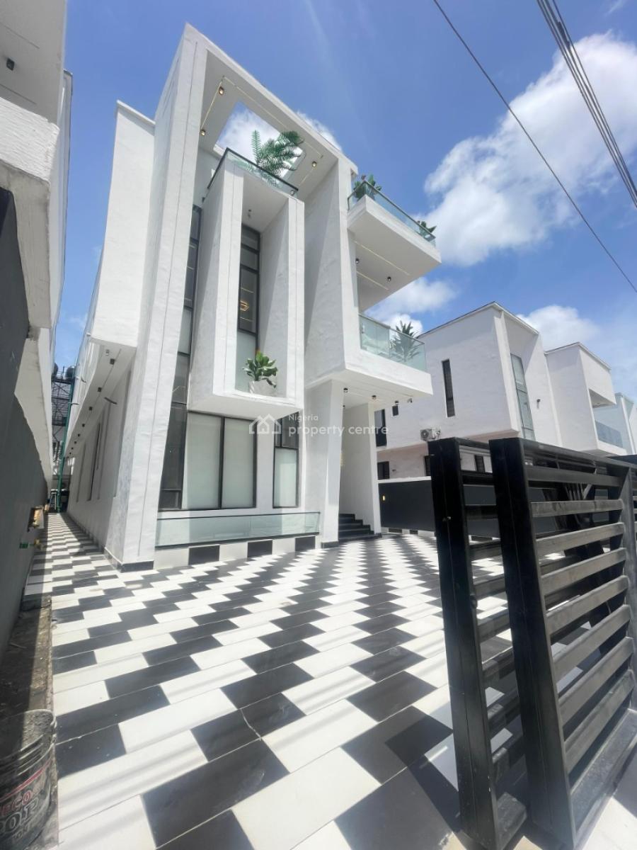 Aesthetically Pleasing 5 Bedroom Duplex with a Bq, Pool & Smart Features, Chevron, Lekki, Lagos, Detached Duplex for Sale