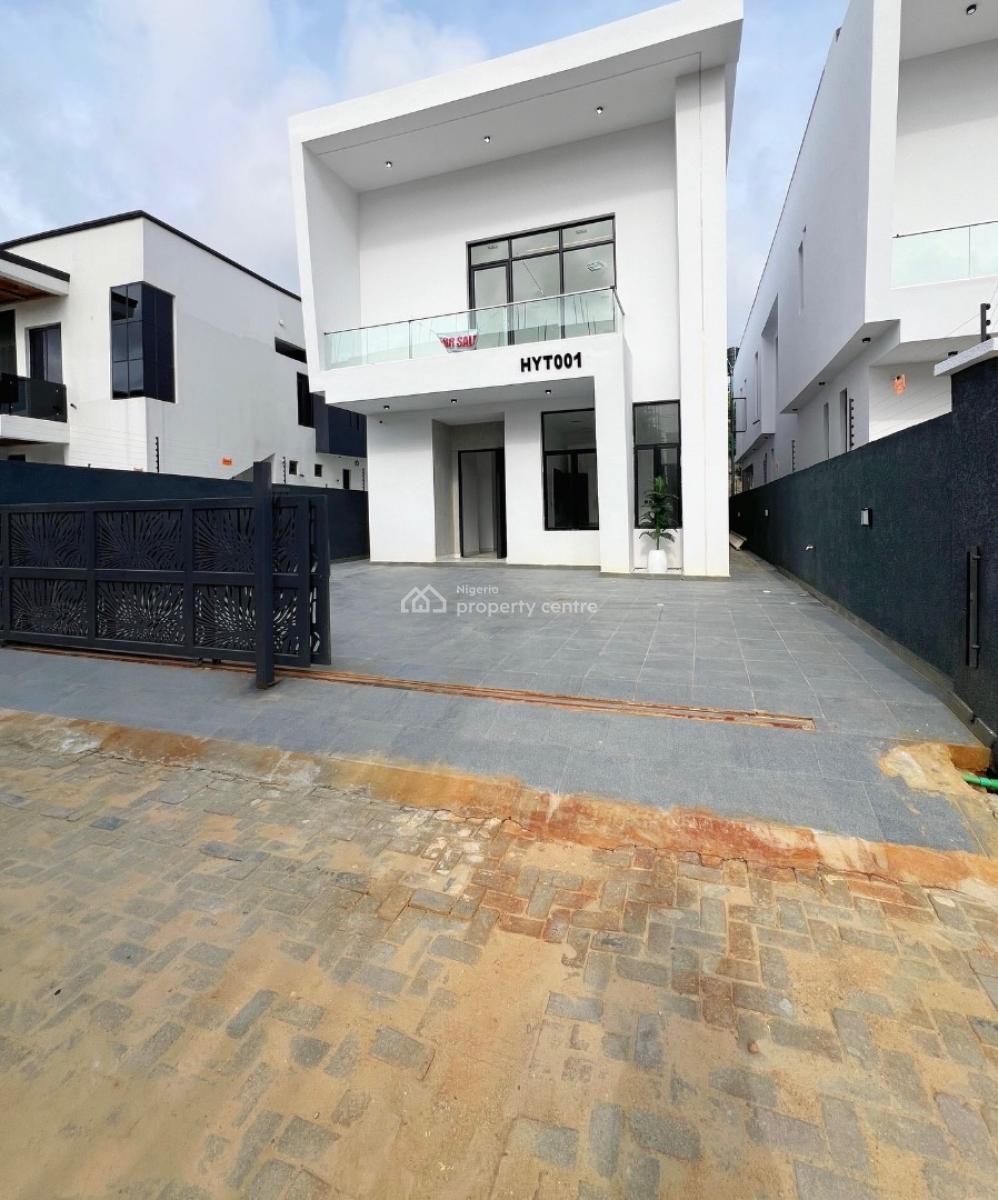 Contemporary 5 Bedroom Detached Duplex with Swimming Pool and Bq, Chevron, Lekki, Lagos, Detached Duplex for Sale