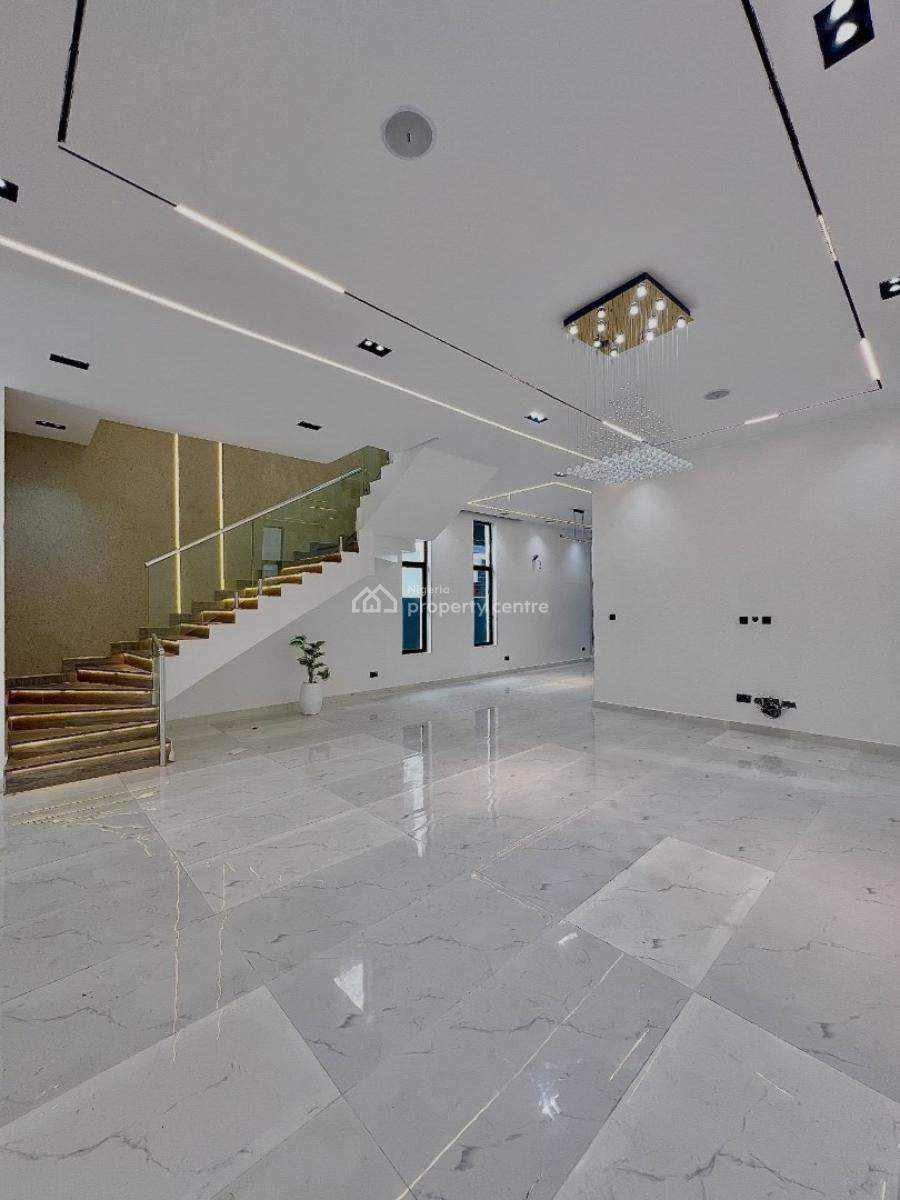 Contemporary 5 Bedroom Detached Duplex with Swimming Pool and Bq, Chevron, Lekki, Lagos, Detached Duplex for Sale