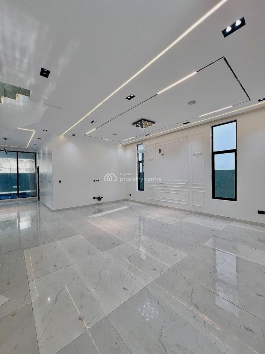 Contemporary 5 Bedroom Detached Duplex with Swimming Pool and Bq, Chevron, Lekki, Lagos, Detached Duplex for Sale