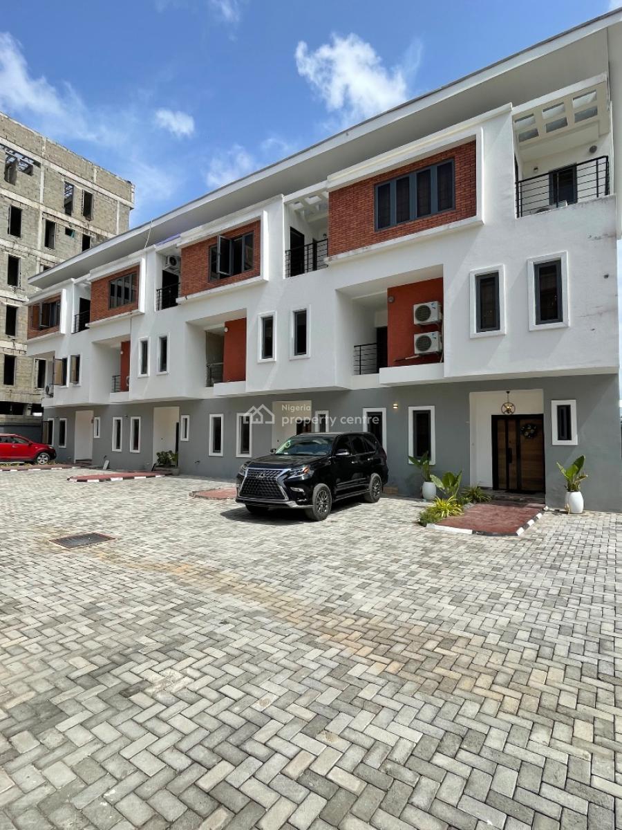 4 Bedroom Terraced Duplex with a Bq, Ikate, Lekki, Lagos, Terraced Duplex for Rent