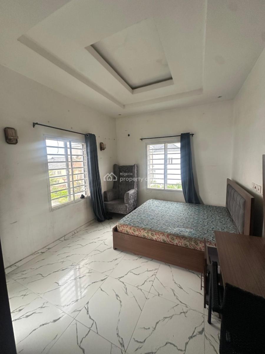 Partially Furnished Masters Bedroom with Balcony, Ocean Bay Estate, By Orchid Road, Second Toll Gate, Lekki, Lagos, Self Contain (single Rooms) for Rent
