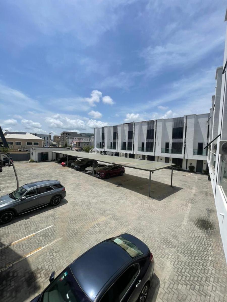 Modesty Built 4 Bedroom Terrace with Bq, Ikate, Lekki, Lagos, Terraced Duplex for Rent