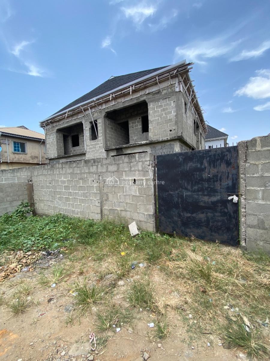 Well Built Uncompleted 4 Units of 2 Bedroom Apartment, Ago Palace, Isolo, Lagos, Block of Flats for Sale