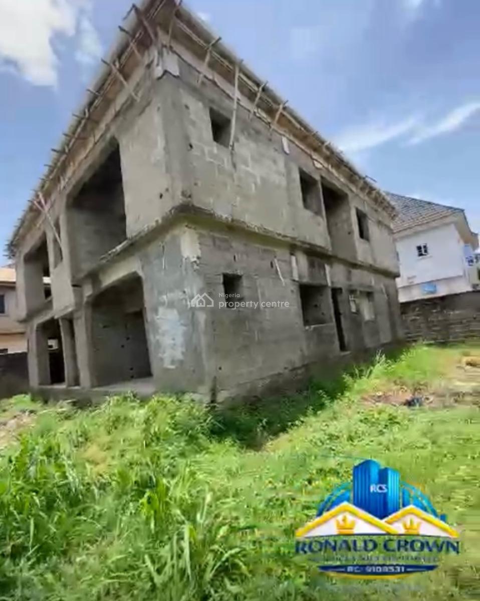 Well Built Uncompleted 4 Units of 2 Bedroom Apartment, Ago Palace, Isolo, Lagos, Block of Flats for Sale