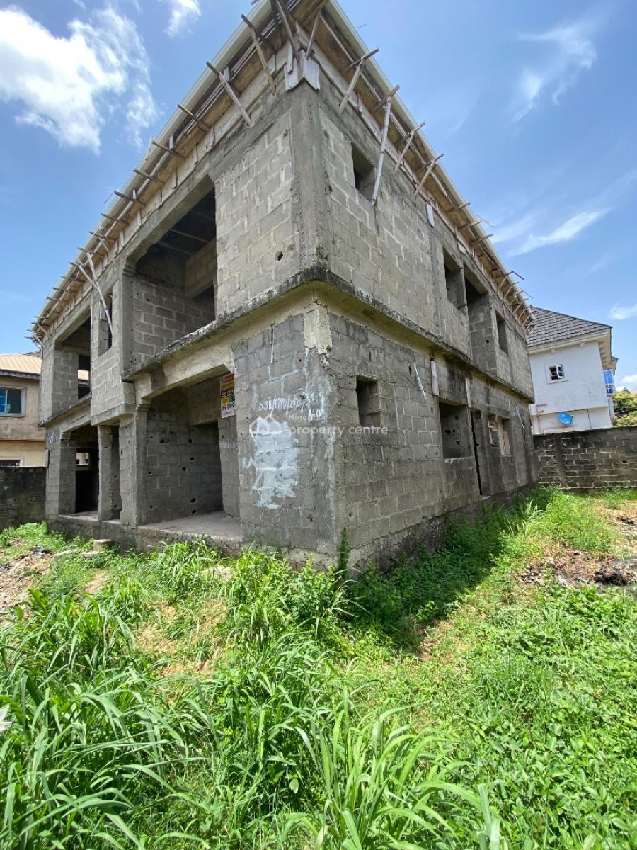 Well Built Uncompleted 4 Units of 2 Bedroom Apartment, Ago Palace, Isolo, Lagos, Block of Flats for Sale