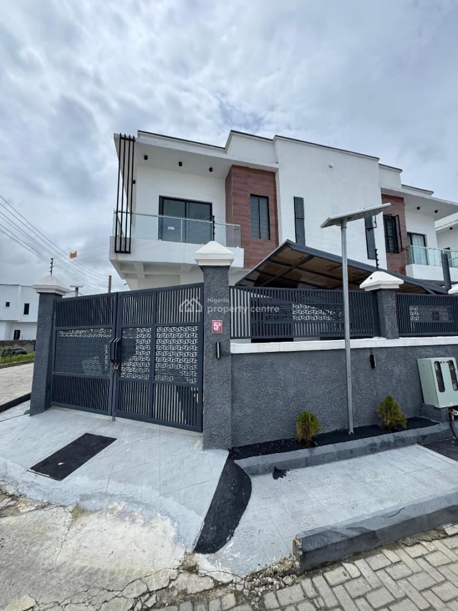 Newly Built 4 Bedroom Semi Detached with Boys Quarters Self Compound, Orchid Road Royal Pine, Lekki, Lagos, Semi-detached Duplex for Rent