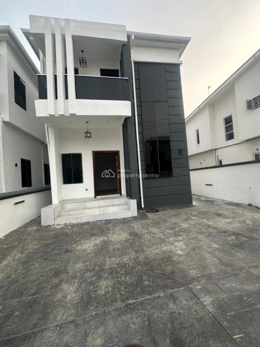 a Self Compound Brand New 4 Bedrooms Fully Detached Duplex with Bq, Lekki Palm City Estate, Ado, Ajah, Lagos, Detached Duplex for Rent
