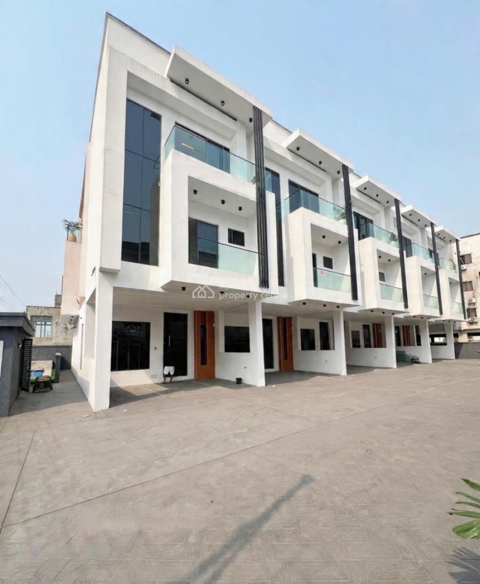 Stunning 4 Bedroom Terrace Duplex with Swimming Pool and Bq, Osapa London, Osapa, Lekki, Lagos, Terraced Duplex for Sale