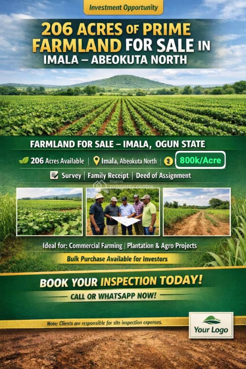 Farm Land for Palm Or Cocoa, Imala, Abeokuta North, Ogun, Mixed-use Land for Sale